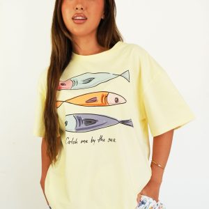 Catch Me By The Sea T-Shirt & Shorts PJ Set