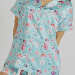 Bubble Tea Short Satin PJ Set
