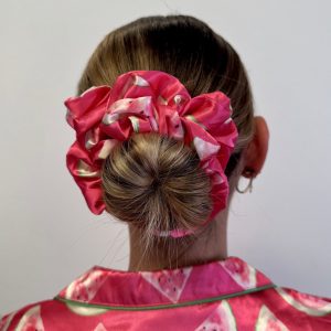 Watermelon Fruit Satin Scrunchie