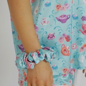 Bubble Tea Satin Scrunchie
