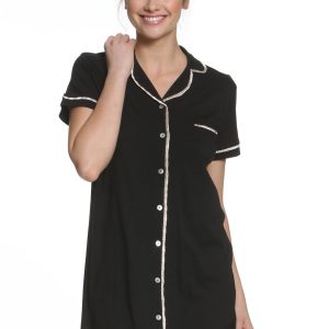 Sophie Basic Short Sleeve Nightshirt