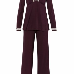 Alissa Long Sleeve Pullover Top PJ Set