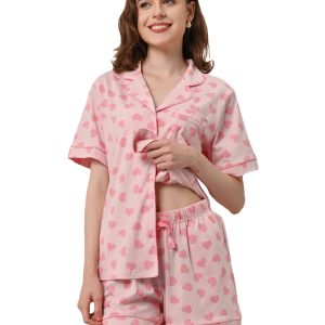 Pink Heart Print