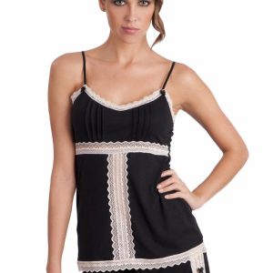 Sophie Basic Spaghetti Strap Camisole Boxer PJ Set