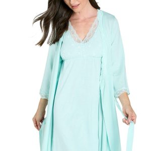 Leslie Three Quarter Sleeve Robe