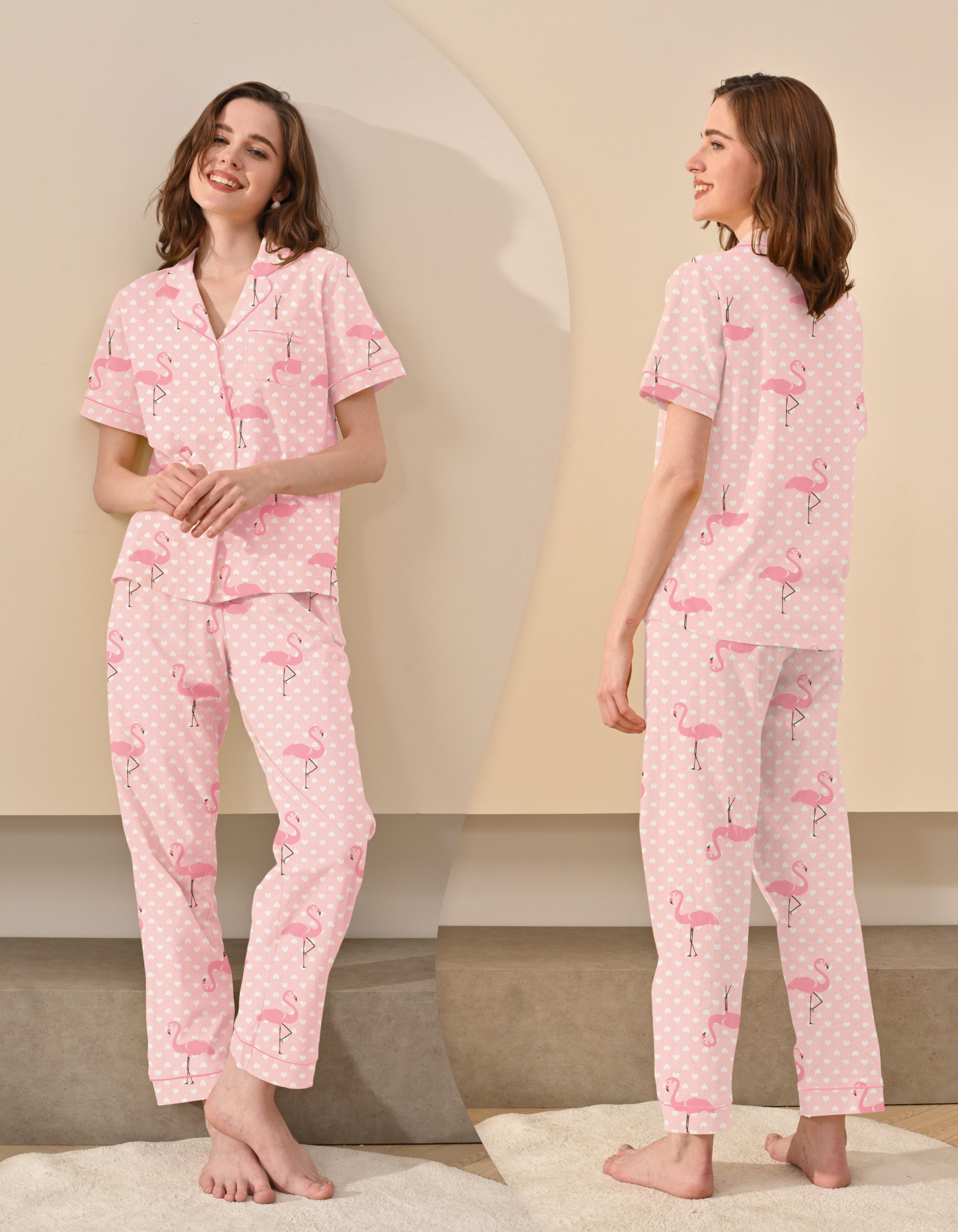 women-flamingo-print-pajama-set-front-back-view.jpg