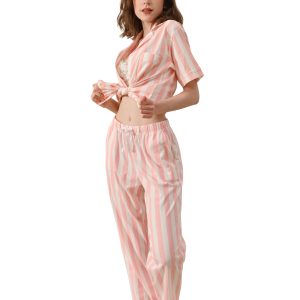Pink Vertical Stripe