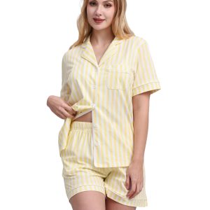 Yellow White Stripe